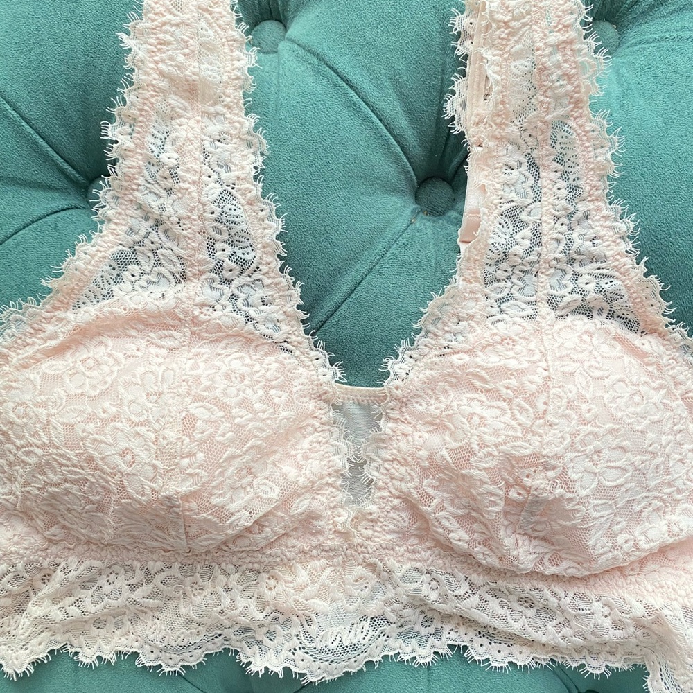 Aerie Lace Light Pink Bralette